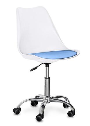 Кресло hommex kantri white / blue (арт. h-231 w/bl mr)