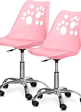 Комплект (2шт) дитяче крісло evo-kids indigo pink (арт h-232 pn/pn-х2)