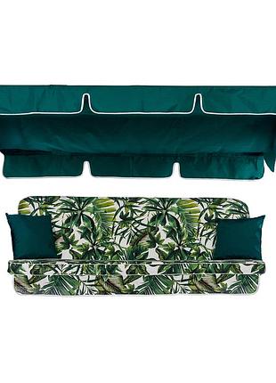 Комплект до гойдування ost-fran seattle 170x110x7 см, тканинна лонета manglar verde