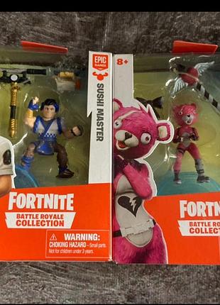 Ігрова фігурка fortnite : капітан команди по обіймам.  ігрова фігурка fortnite: майстер суші.
