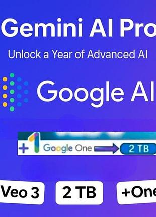 +veo 3 + flow+2 тб сховища google drive