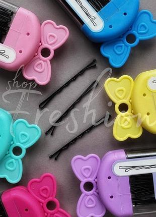 Невидимки "бантик" 5 см