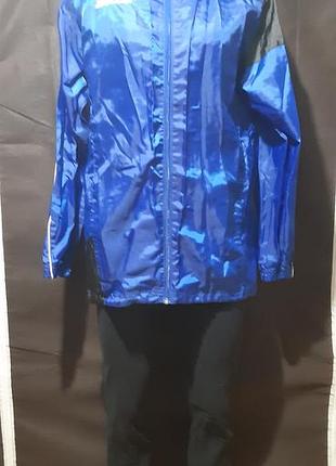 Ветровка с капюшоном ультроросиняя saller