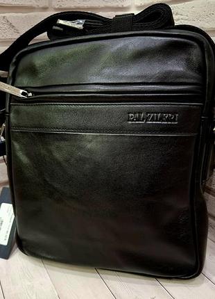 Шкіряна чоловіча сумка месенжер pal zileri
