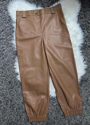 Штани шкіряні mimimi на флісі
