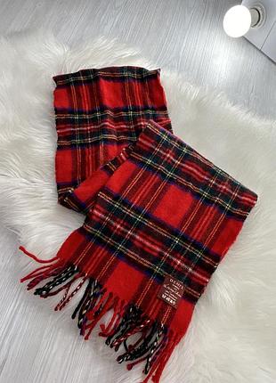 Теплий вовняний шарф dents lambswoo  made in scotland