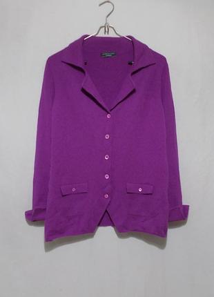 Жакет кашеміровий трикотаж louisa di carpi італія 46-48р