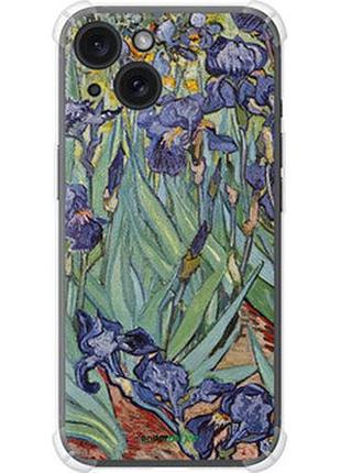 Чехол на iphone 15 винсент ван гог. ирисы "161sp-3075-7673"