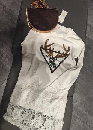 Платье туника нарядная геппюр