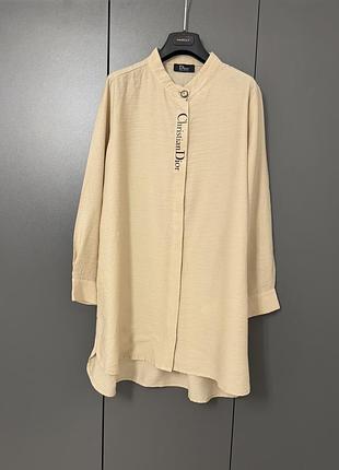 Рубашка платье туника dior коттон хлопок оригинал