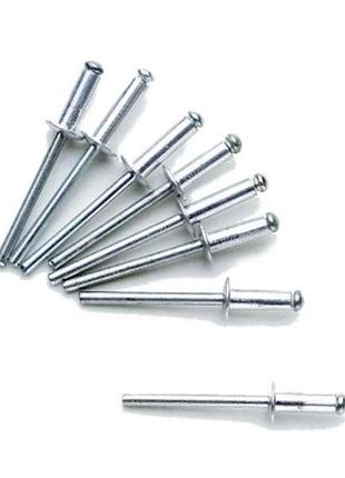 Заклепки алюминиевые 4,8x16,0мм 50шт вытяжная тм сила