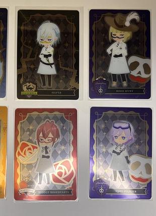Коллекционные оригинальные металлические карточки twisted wonderland