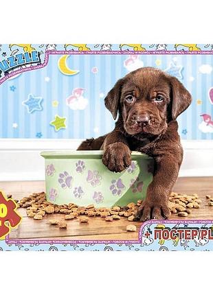 Детский пазл "домашние питомцы" an139 плакат 70 элементов