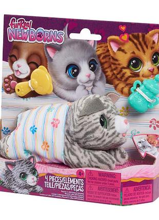 Интерактивная игрушка "котенок" furreal 28073 серии "newborns"