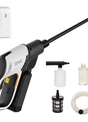 Акумуляторна мийка високого тиску, живлення від павербанку умб litheli power bank 20000 mah, 45 w, 4а