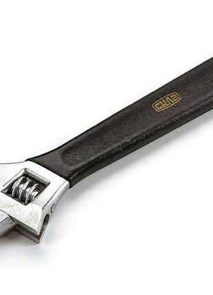 Ключ разводной 0-20мм прорезиненный crv 150мм тм сила