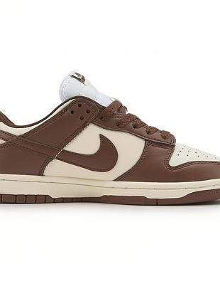 Nike dunk low brown cream white 2