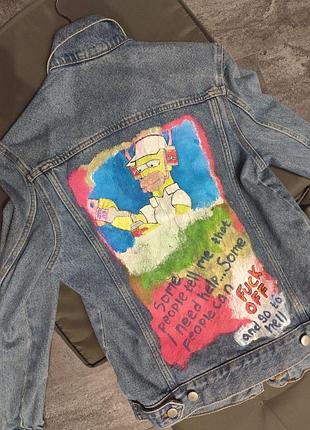 Жакет джинс