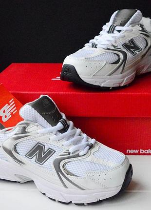 Кросівки new balance 530 white gray жіночі зимові