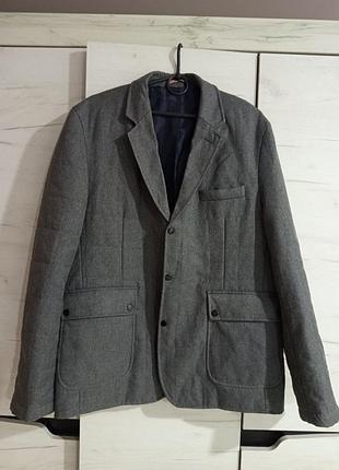 Мужской стеганый пиджак angelo litrico