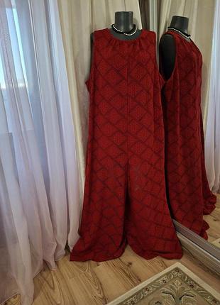 Бесподобный кружевной с кюлотами комбинезон большого размера