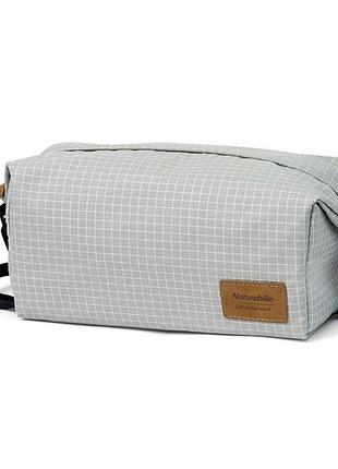 Косметичка-органайзер naturehike toiletry bag (nh21lx001) серая