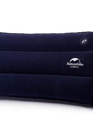 Подушка надувна naturehike square inflatable (nh18f018-z) темно-блакитний