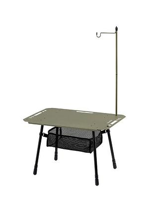 Складной стол naturehike cnk2450jj025, 60х40 см, алюминий, оливковый