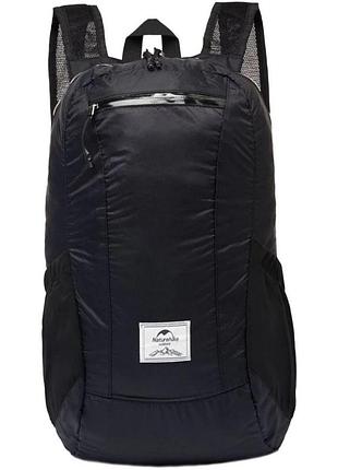Складной рюкзак naturehike ultralight (nh17a012-b) 18л - черный