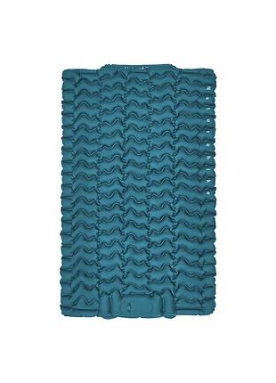 Матрас двойной naturehike cnk2550ws019, 65 мм, со встроенной помпой, синий