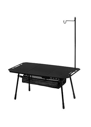 Складной стол naturehike cnk2450jj025, 80х40 см, алюминий, черный