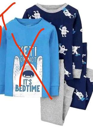 Пижама картерс ети 3т