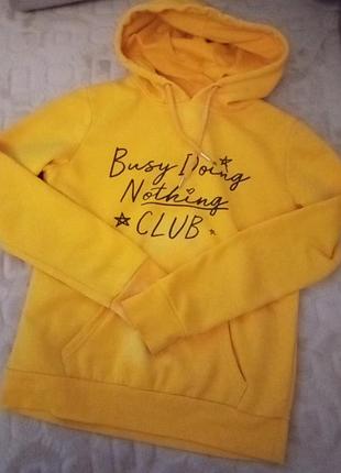 Худи желтое