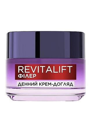 Дневной крем для интенсивного заполнения морщин l'oreal paris revitalift filler cream anti-age spf 50, 50 мл