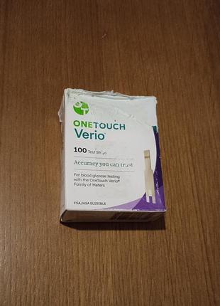 One touch verio тест смужки 100 шт
