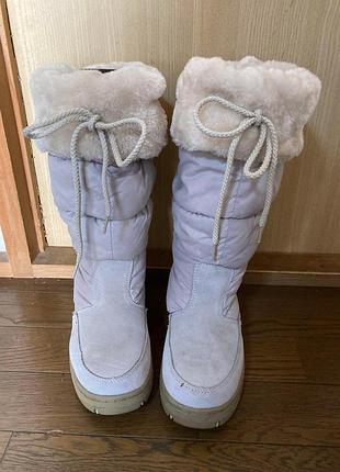 Тёплые сапоги дутики