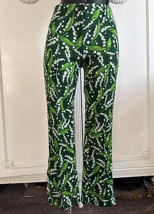 Вкорочені трикотажні брюки висока талія