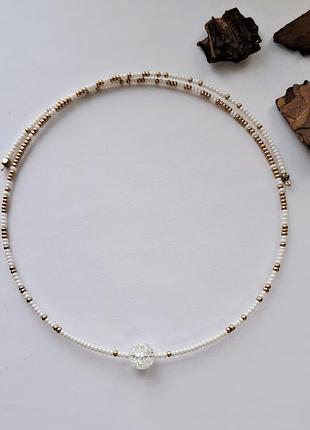 Чокер на жесткой основе