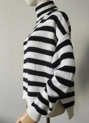 Джемпер в смужку жіночий мохер светр