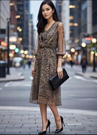 Стильное длинное платье reserved