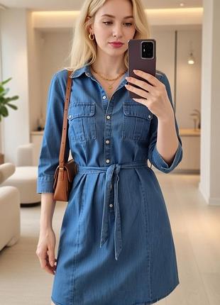 Стильное красивое платье под джинс m&s collection