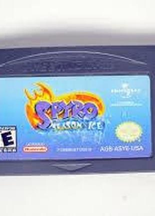 Картридж на gba "spyro: season of ice"