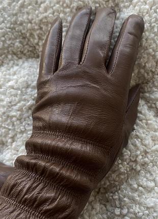 Зимові шкіряні перчатки