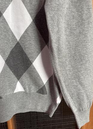 Чоловіча сіра котонова кофта светр 3