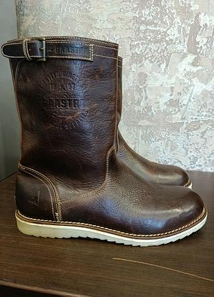 Шкіряні демісезонні чоботи gaastra