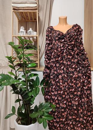 Гарнезна квіткова сукня міді!