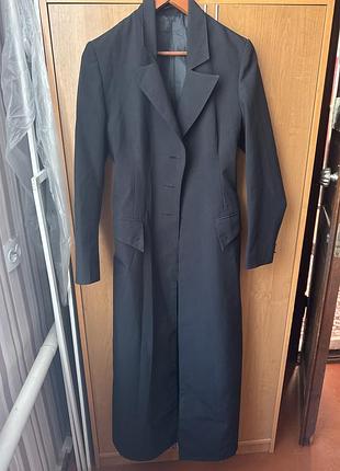 Довгий пальто плащ