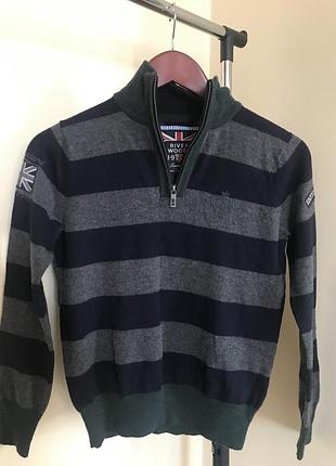 River woods теплий вовняний светер новий