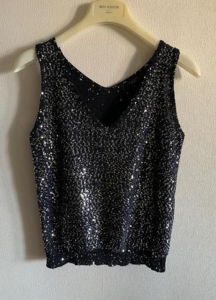 💎 max mara weekend — роскошный топ с пайетками ✨