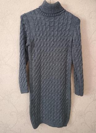 Вязаное женское платье